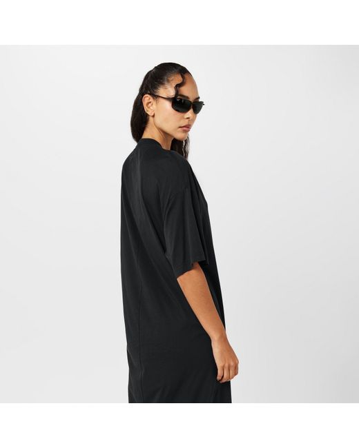 Balenciaga Black Bal Cocoon Long Maxi Dress
