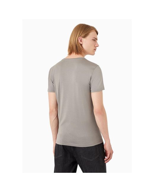 Emporio Armani Gray T-Shirt for men