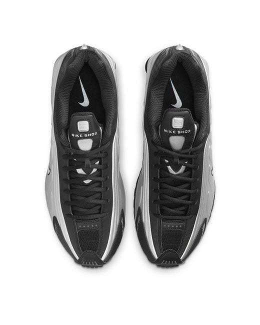 Nike Gray Shox R4 Low Trainers for men