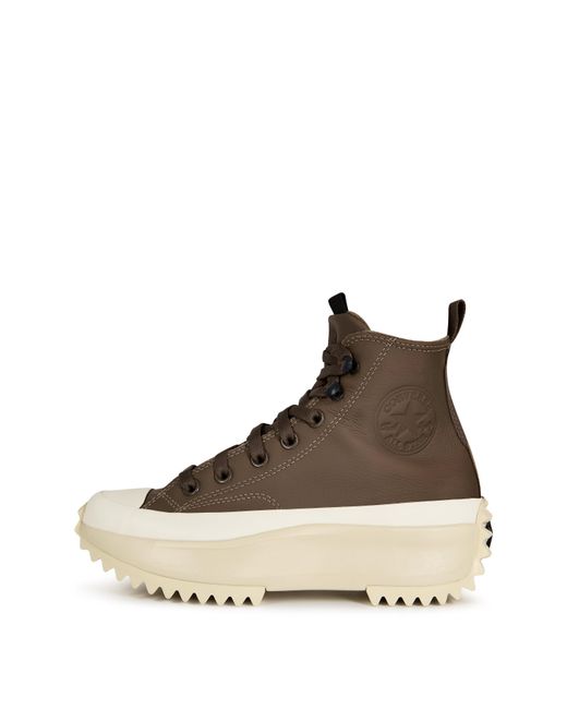Converse Brown Run Star Hike Platforms