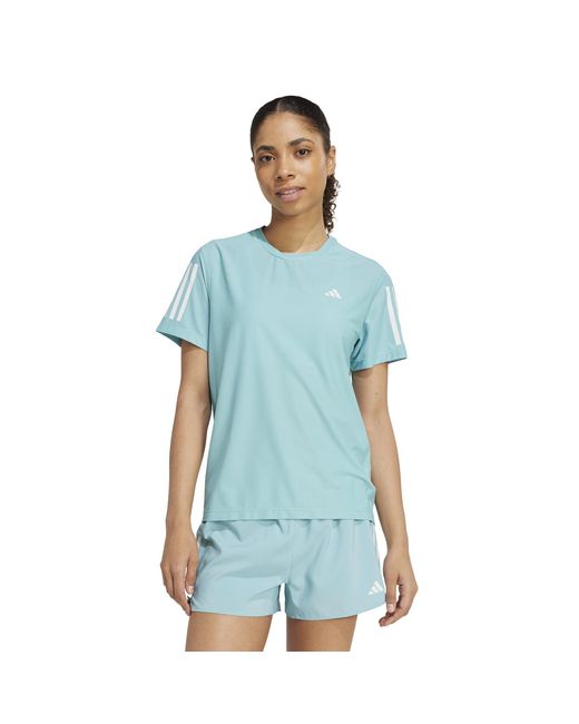 Adidas Blue Own The Run T-Shirt