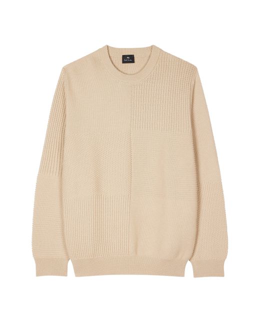 Paul Smith Natural Cotton Jersey Zip Lounge Hoodie for men