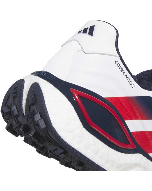 Adidas White Codechaos 27 Spikeless Golf Shoes for men