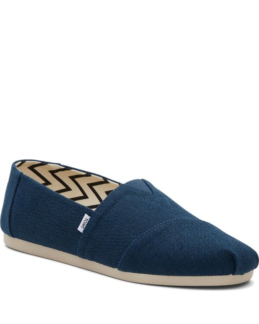 TOMS Blue Alpargata Classic Espadrilles Size 6 for men