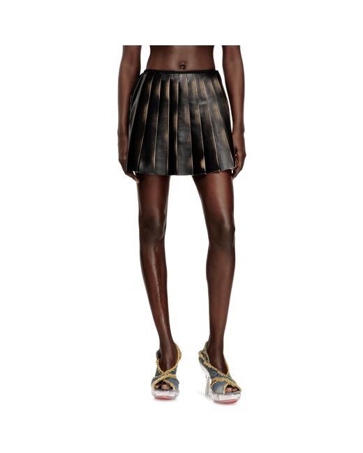 DIESEL Black Mini Skirt