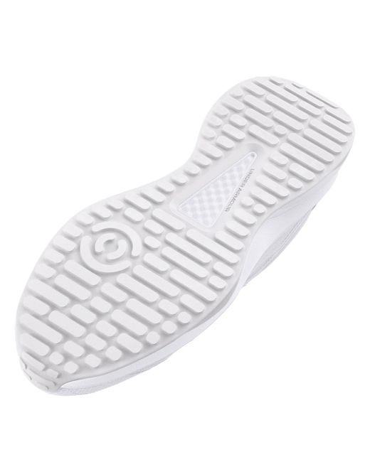 Under Armour White Edge Leather Low-Top Trainers for men