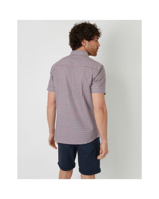 Threadbare Gray Marc Short-Sleeve Dress Shirt for men