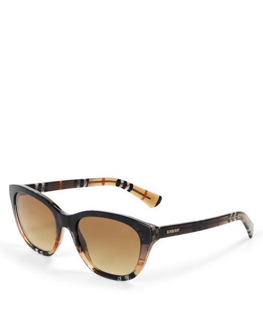 Burberry Brown 0Be4486 Cat Eye Sunglasses