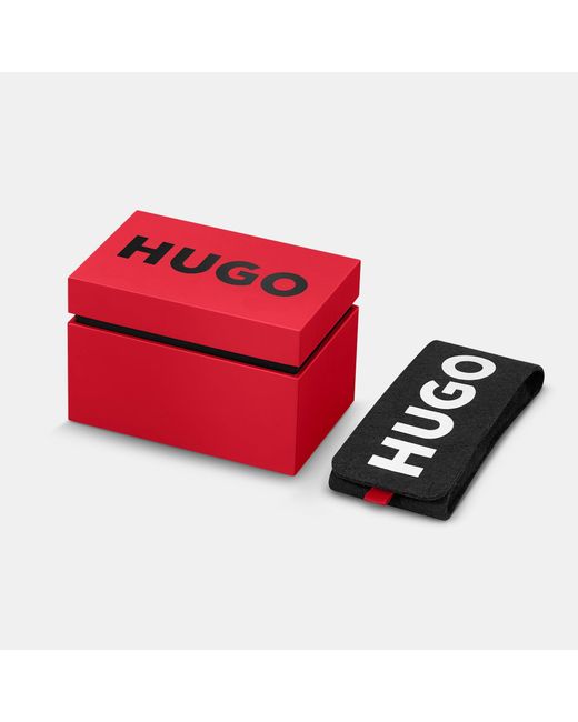 HUGO Metallic Gents #Leap Bracelet Watch for men