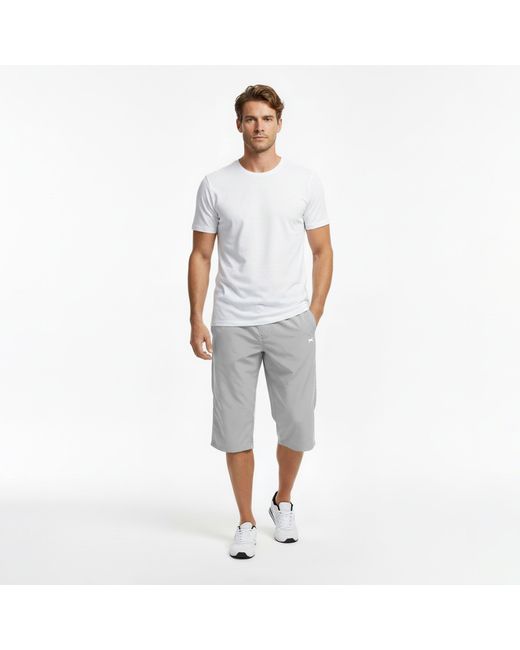 Slazenger 1881 Gray Three Quarter Length Tracksuit Bottoms for men