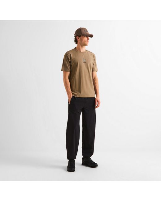 Boss Natural Golf Terrace Short Sleeve Top With Unique Front & Back Detail for men