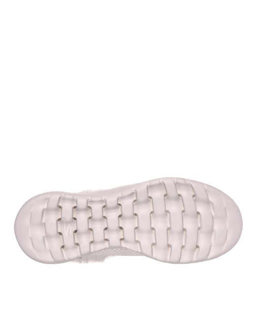Skechers White Flat Sandals