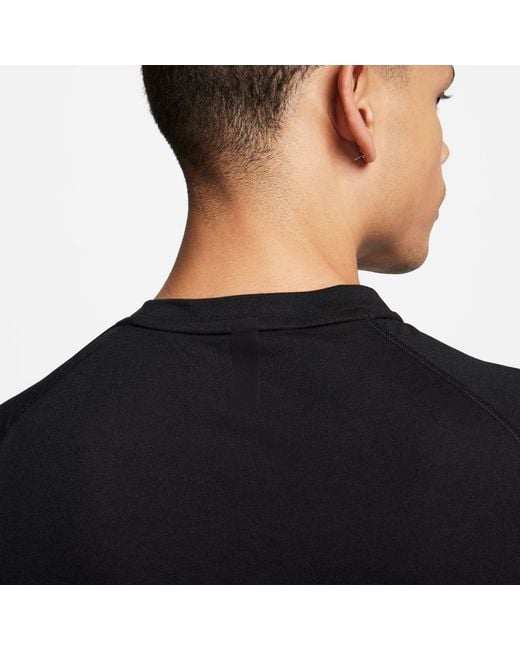 Nike Black Flex Rep Dri-Fit Short-Sleeve Fitness Top for men