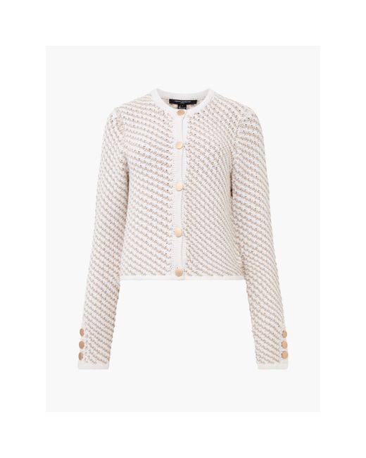 French Connection White Fc Janai Cardigan