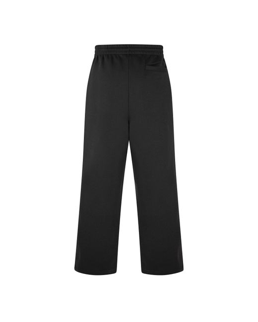 New Balance Black Trackside Open Hem Fleece Jogger for men