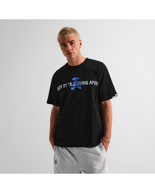 Aape Black T-Shirt for men