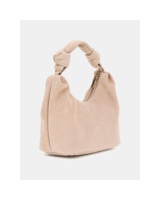Guess Natural Zamira Shoulder Hobo Bag