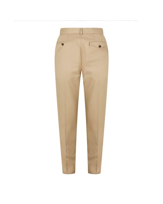 Twisted Tailor Natural Ellroy Slim Fit Trousers for men