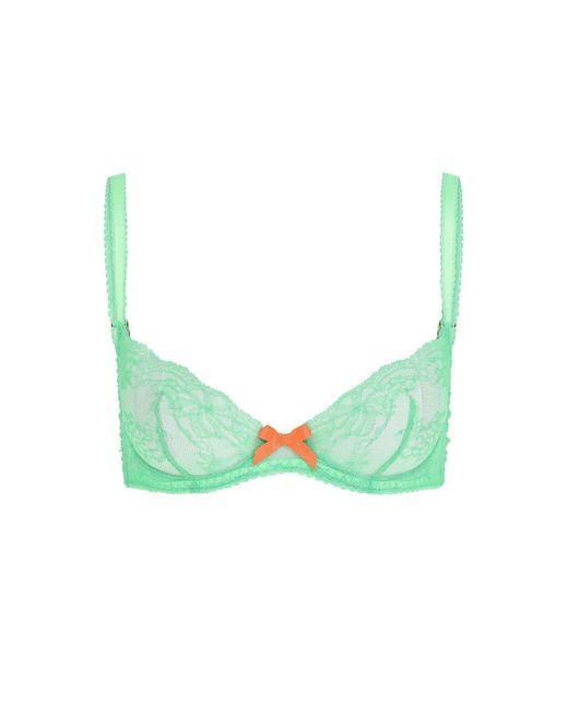 Agent Provocateur Green Isedora Plunge Underwired Bra