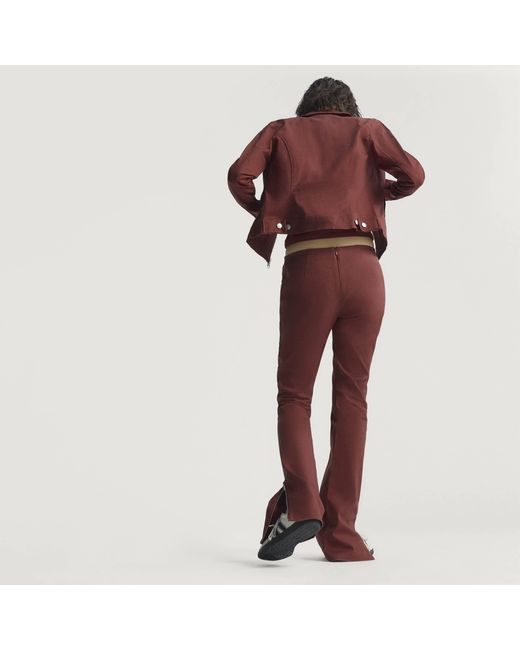 Adidas Red Closed Hem Fleece Joggers for men