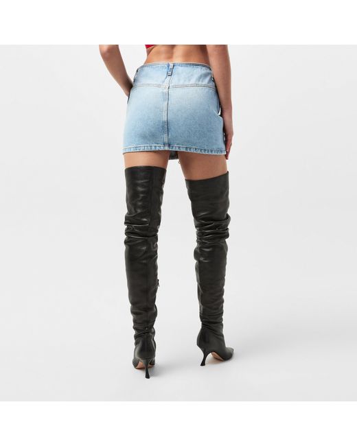 DIESEL Blue Mini Skirt