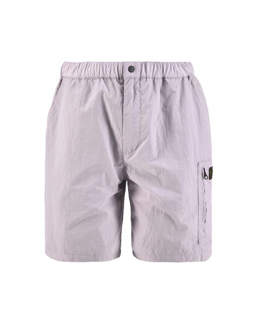 Barbour Purple Inline Shorts for men
