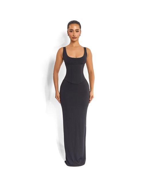 Mars the Label Black Sandra Scoop Maxi Dress