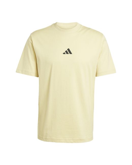 Adidas Yellow City Escape T-Shirt for men