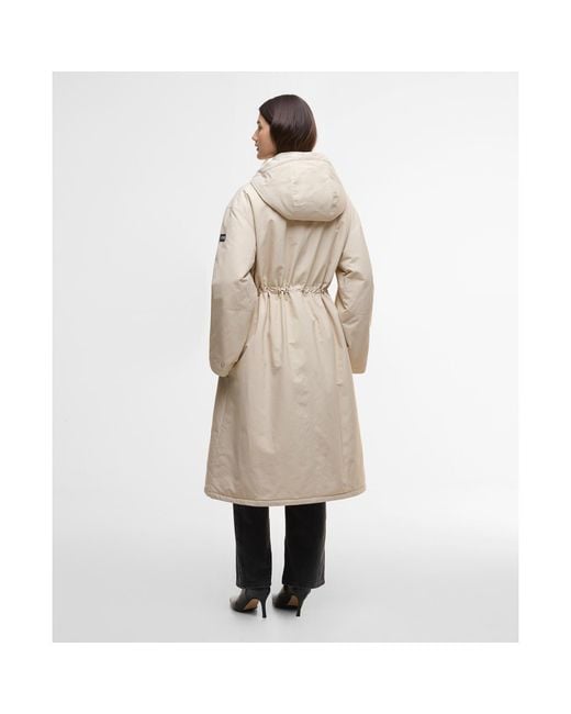 Barbour Natural Gabriella Showerproof Long Sleeve Rain Anorak