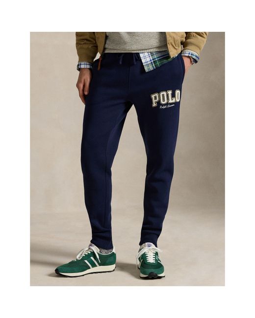 Polo Ralph Lauren Blue Fleece Tapered Joggers for men