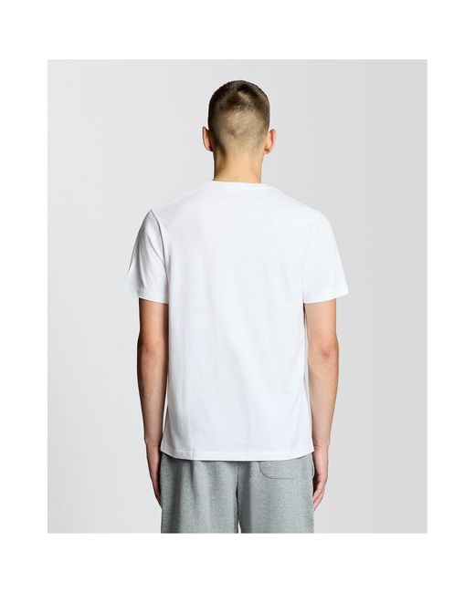 Lyle & Scott White Lyle & Scott Small Eagle T-Shirt for men