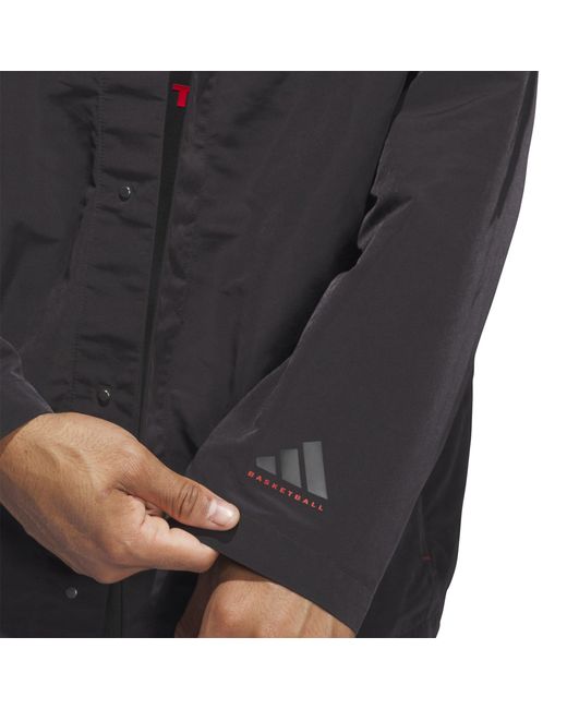 Adidas Black Adi Performance Tracksuit Top for men