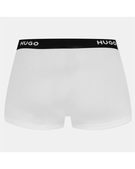 HUGO White 3 Pack Trunks for men