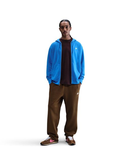 Nike Blue Sportswear Club Fleece Pants for men