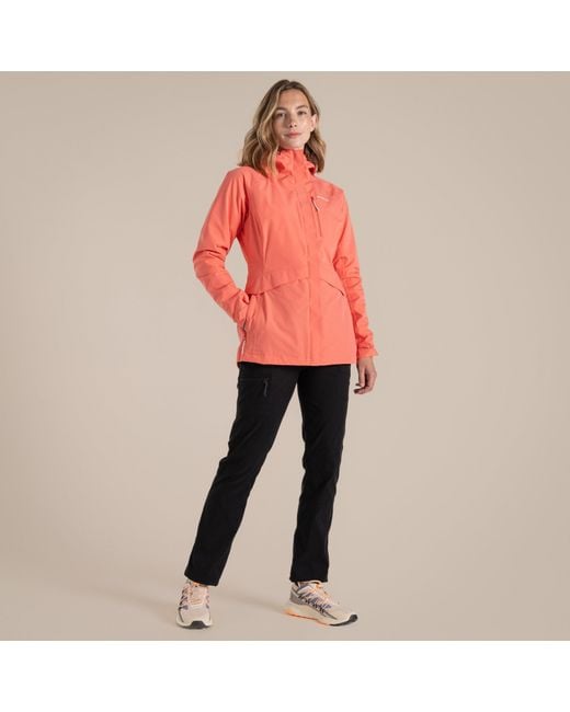Craghoppers Red Caldbeck Waterproof Jacket