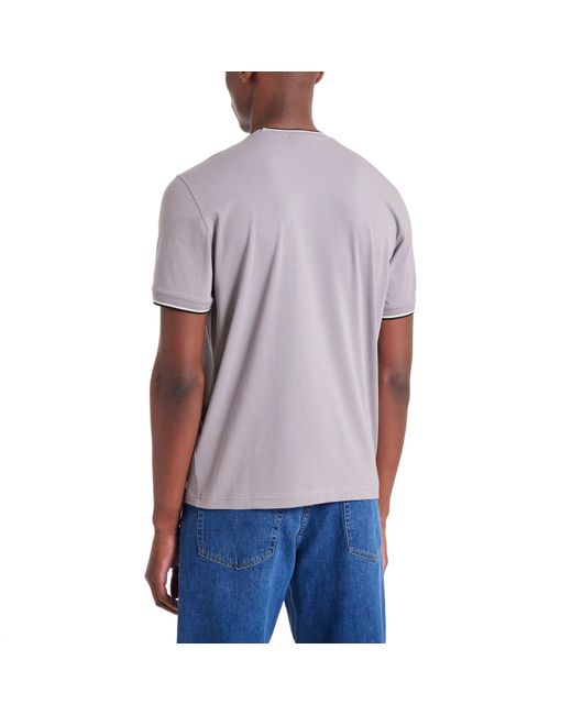 Paul Smith Purple Logo Patch T-Shirt for men