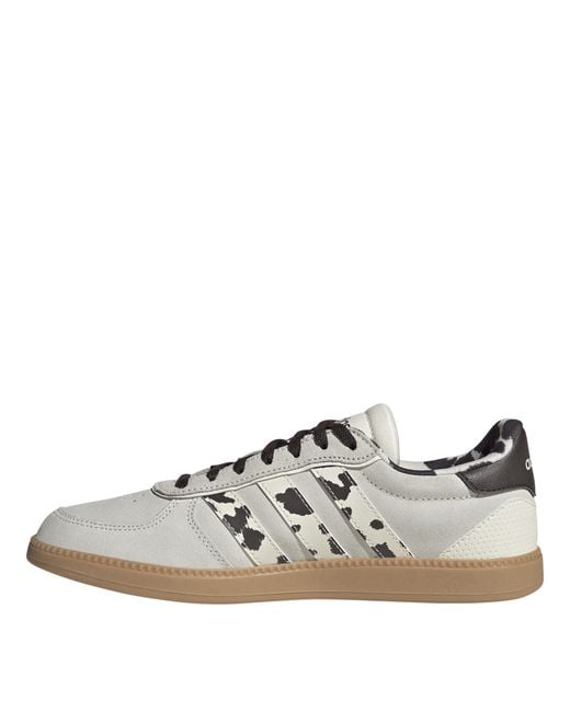 Adidas Gray Breaknet Sleek Suede Shoes