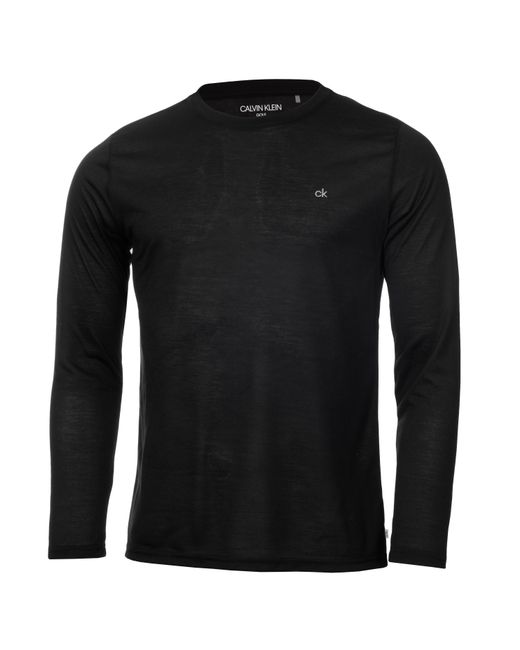 Calvin Klein Black Long Sleeve T-Shirt for men