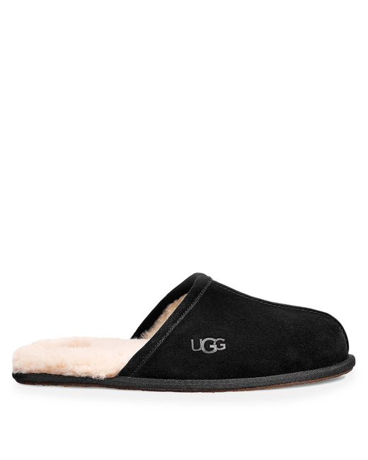 Ugg Black Scuff Shearling-lined Mule Slippers for men