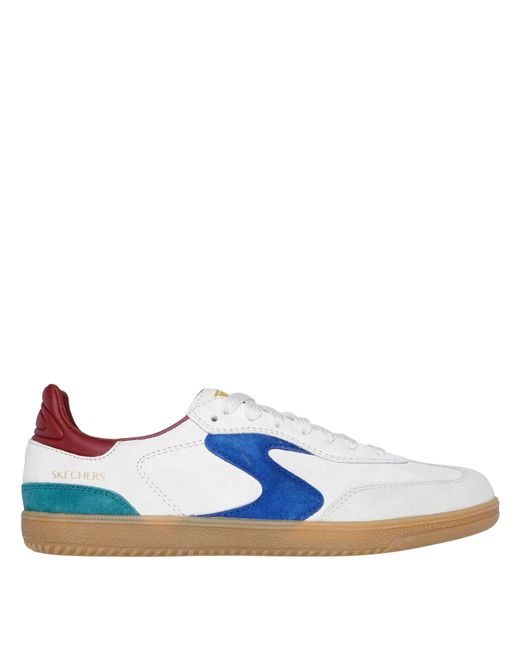 Skechers White Hotshot Casual Low-Top Trainers