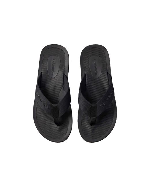 Calvin Klein Black Flip Flops for men