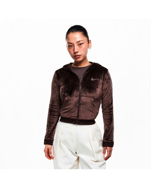 Nike Brown Velour Track Top