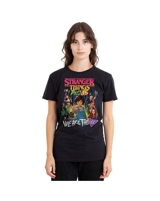 Stranger Things Black Tales From 85 Hic Poster T-Shirt