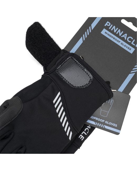 Pinnacle Black Windproof Gloves