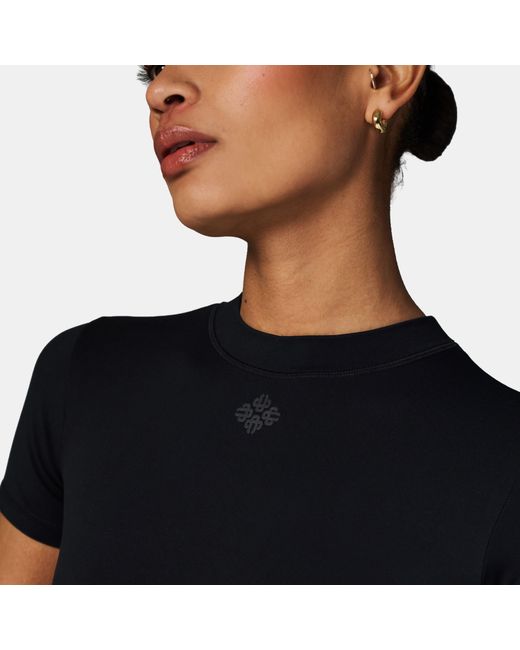 The Couture Club Black Sculpting Stretch Emblem Baby T-Shirt