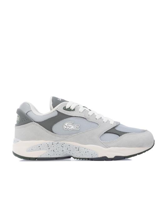 Lacoste White Storm 96 Vintage Leather Trainers Size 9 for men