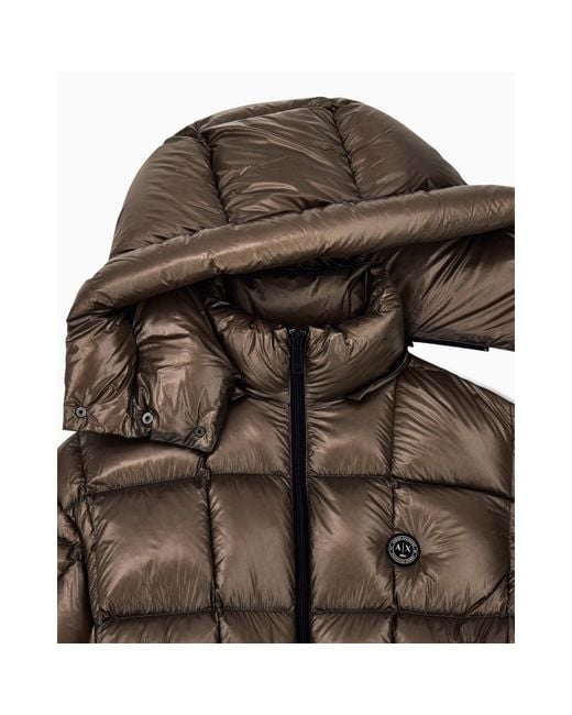 ARMANI EXCHANGE Brown Down Jacket for men