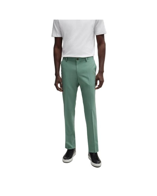 Boss Green Straight Leg Trousers for men