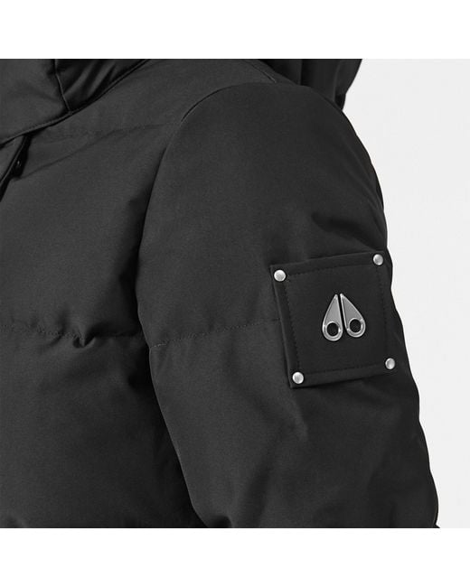 Moose Knuckles Black Cloud Coat Quilted Jacket