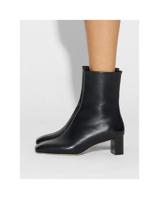 Aeyde Black Millie Bt Ankle Heeled Boots